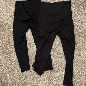 Black High-Waisted Leggings